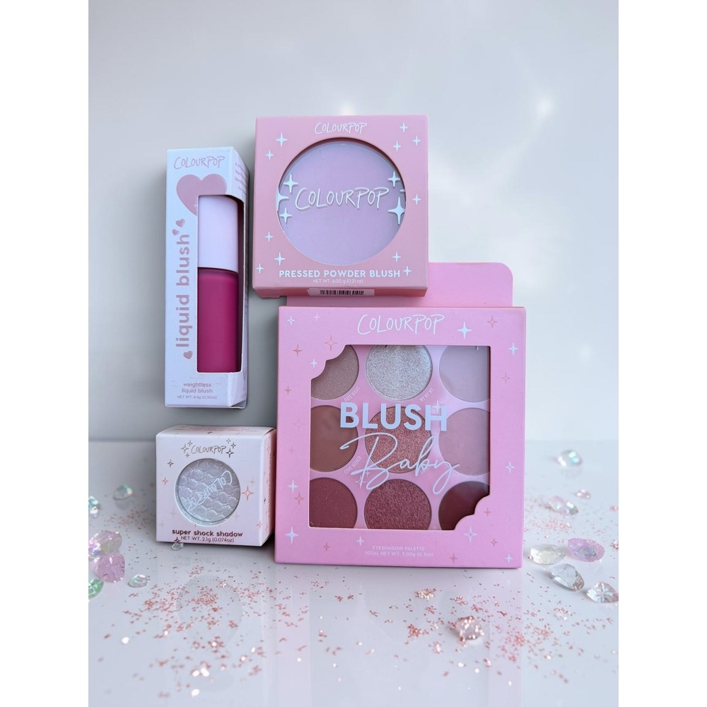 ColourPop Bundle! - Liquid & Powder Blush, Palette & Super Shock Shadow - NEW!